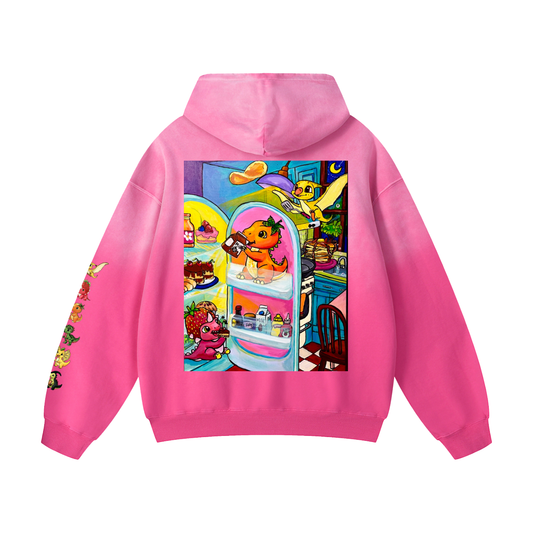 Midnight Snacks Heavyweight Sunfade Oversized Hoodie