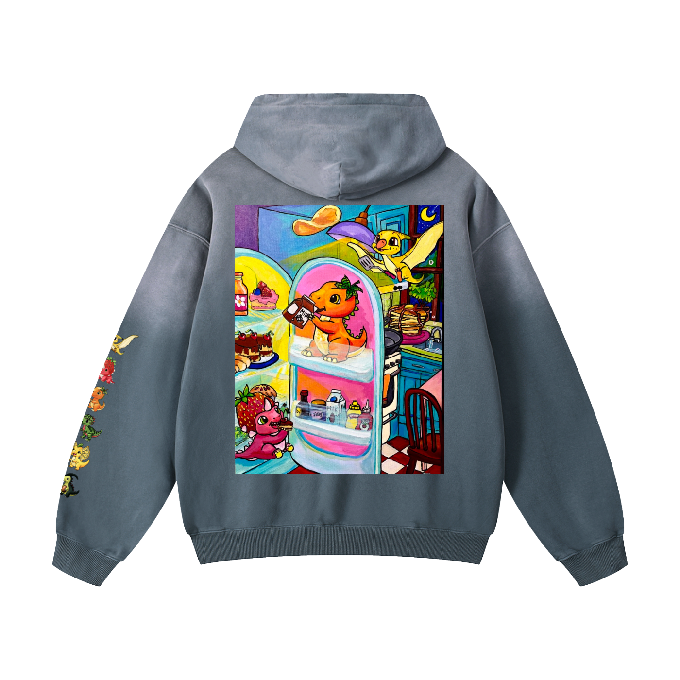 Midnight Snacks Heavyweight Sunfade Oversized Hoodie