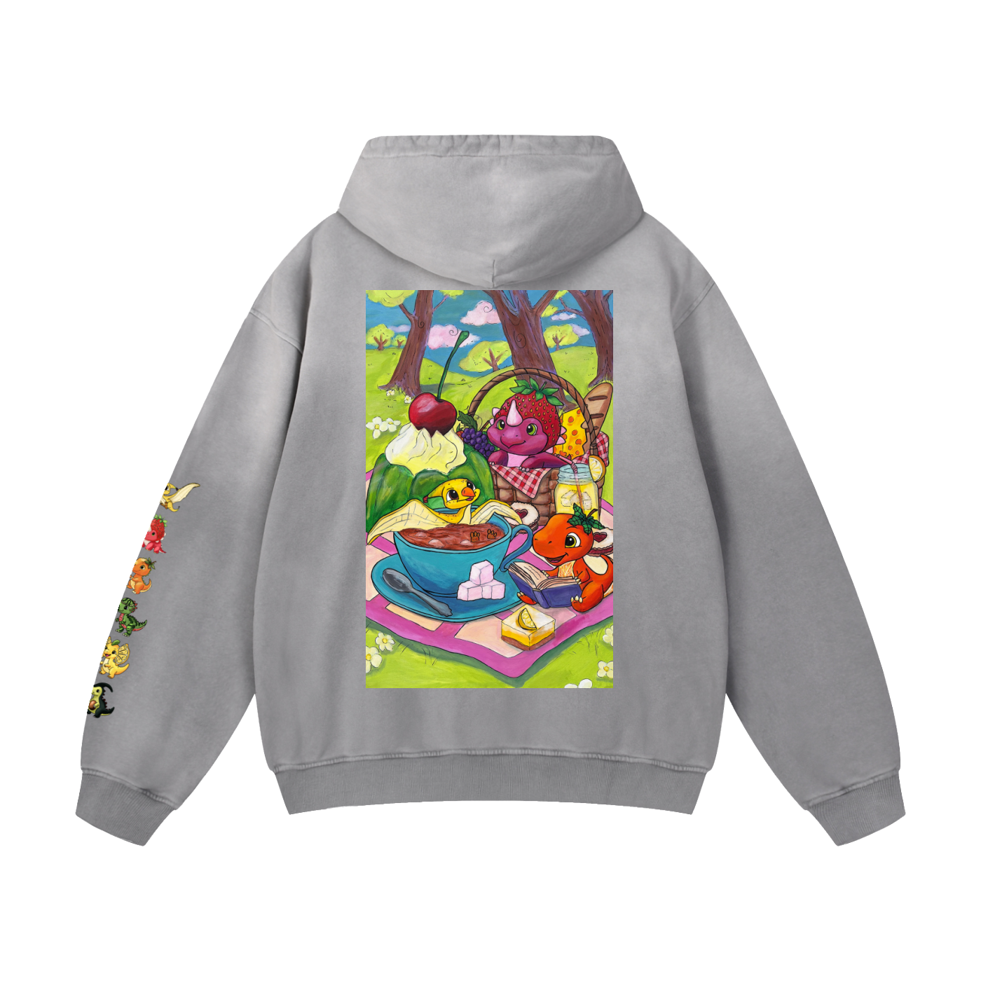 Picnic in the Park Heavyweight Sunfade Oversized Hoodie