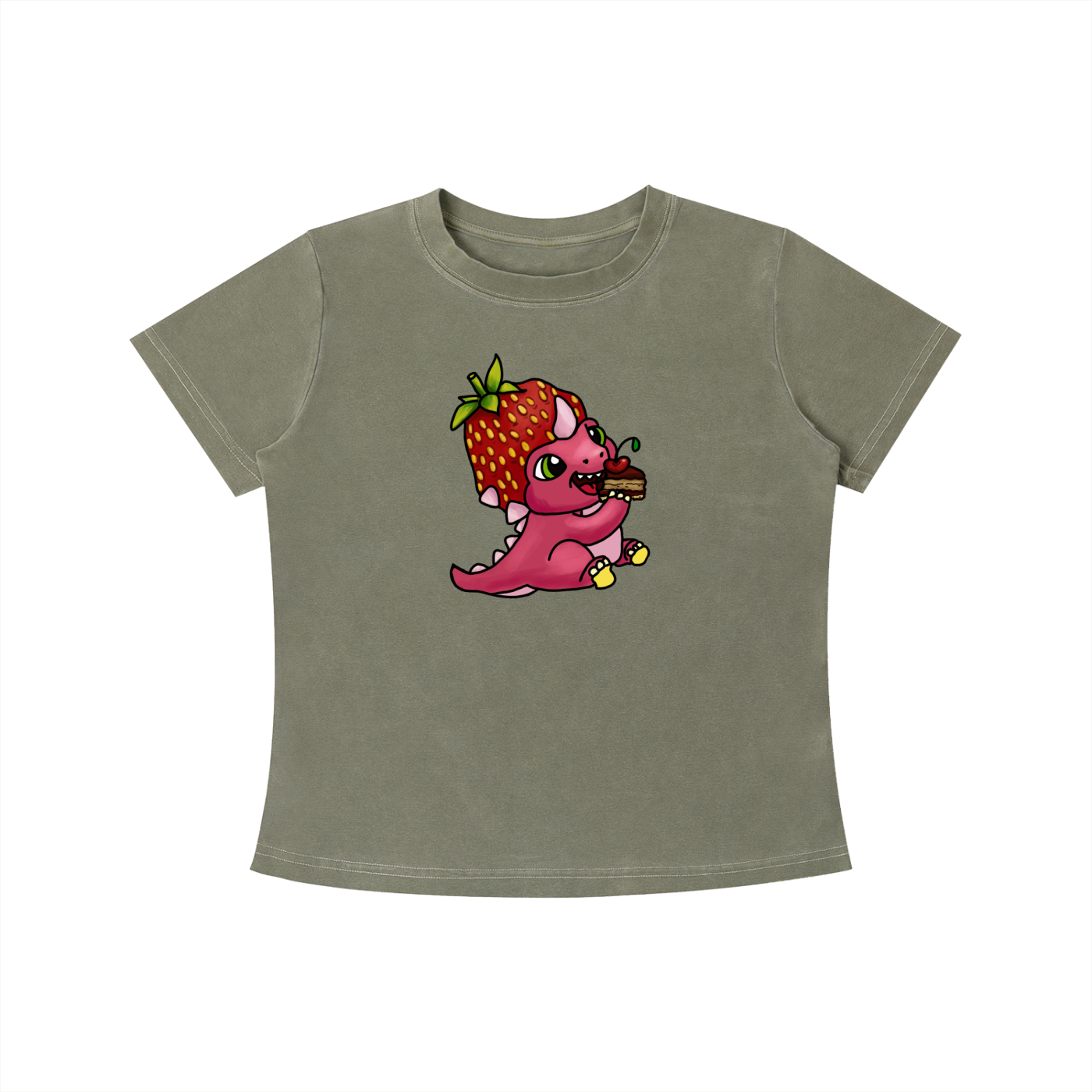 Chocolate Cake Slim Fit T-shirt