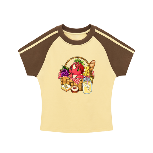 Picnic Bodycon T-Shirt