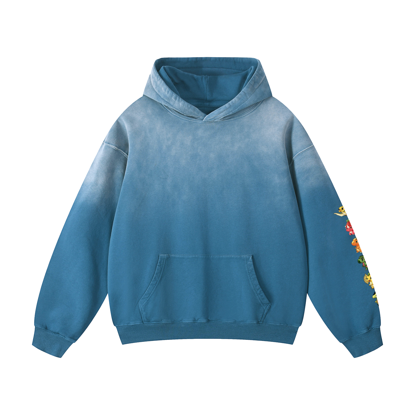 Avocadosaur Heavyweight Sunfade Oversized Hoodie