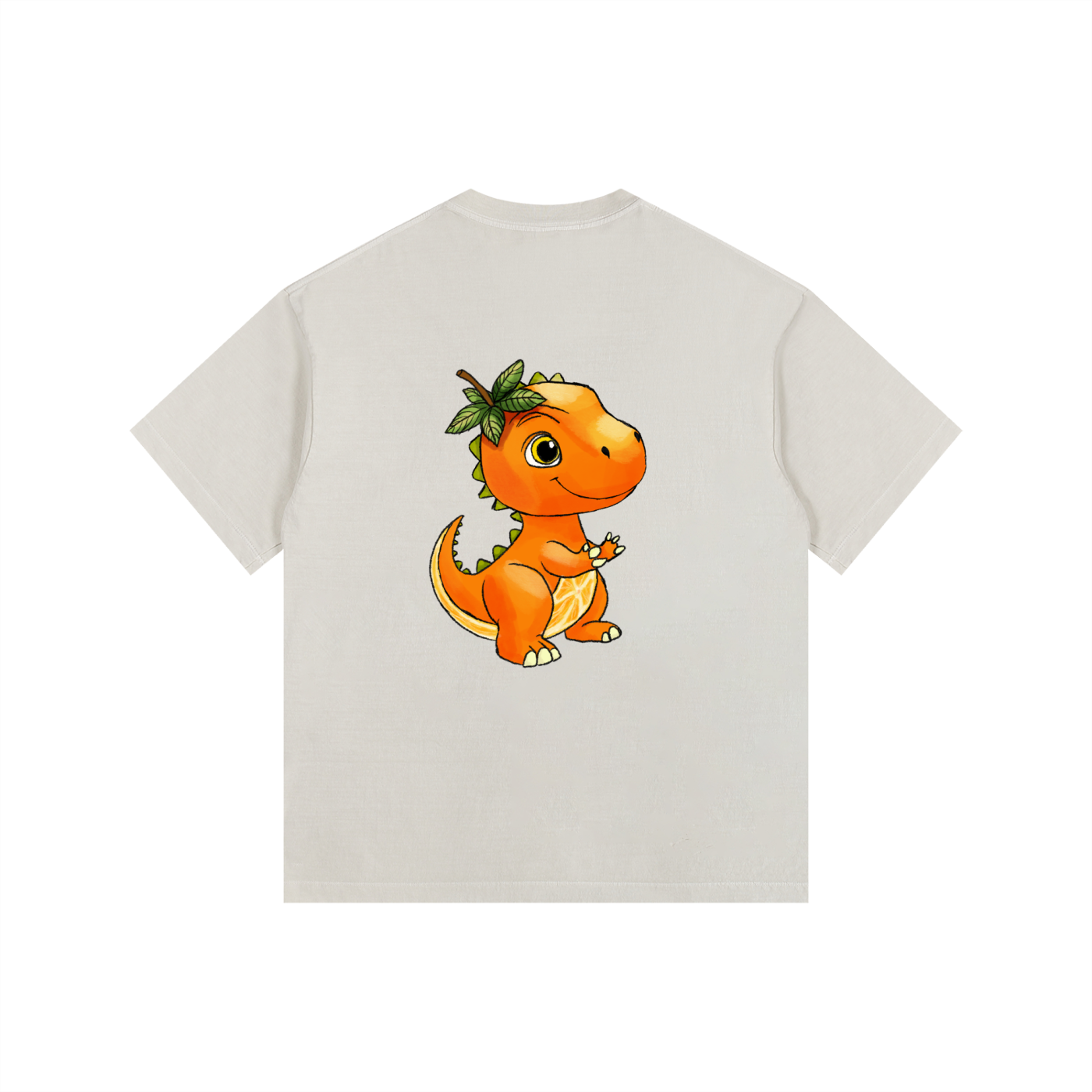 Tyrannosorange Oversized Cotton T-Shirt