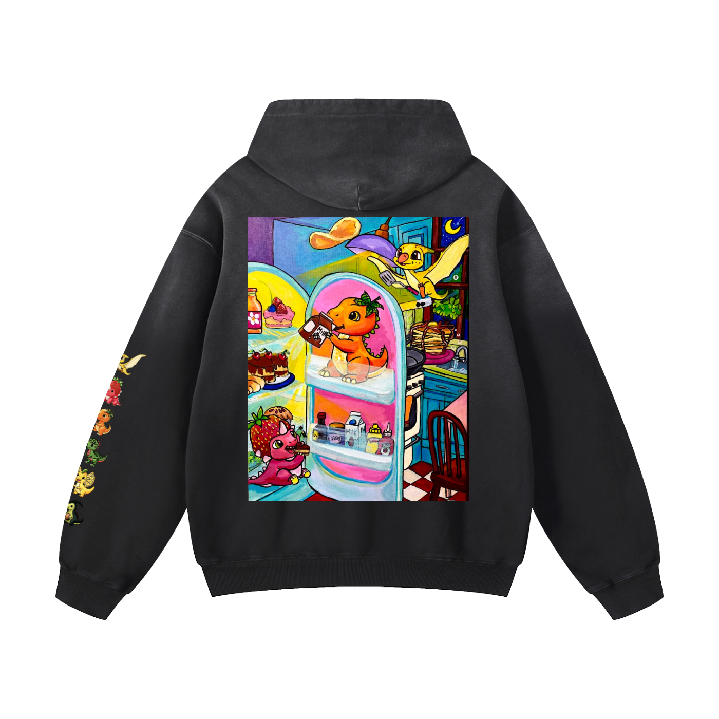 Midnight Snacks Heavyweight Sunfade Oversized Hoodie
