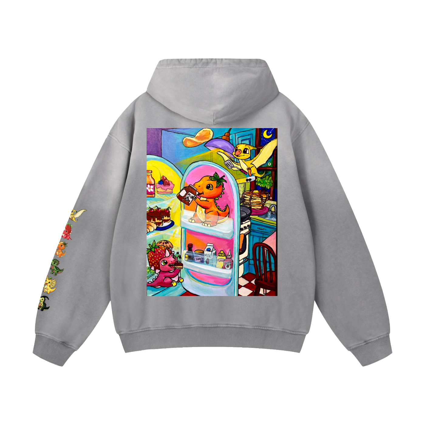 Midnight Snacks Heavyweight Sunfade Oversized Hoodie