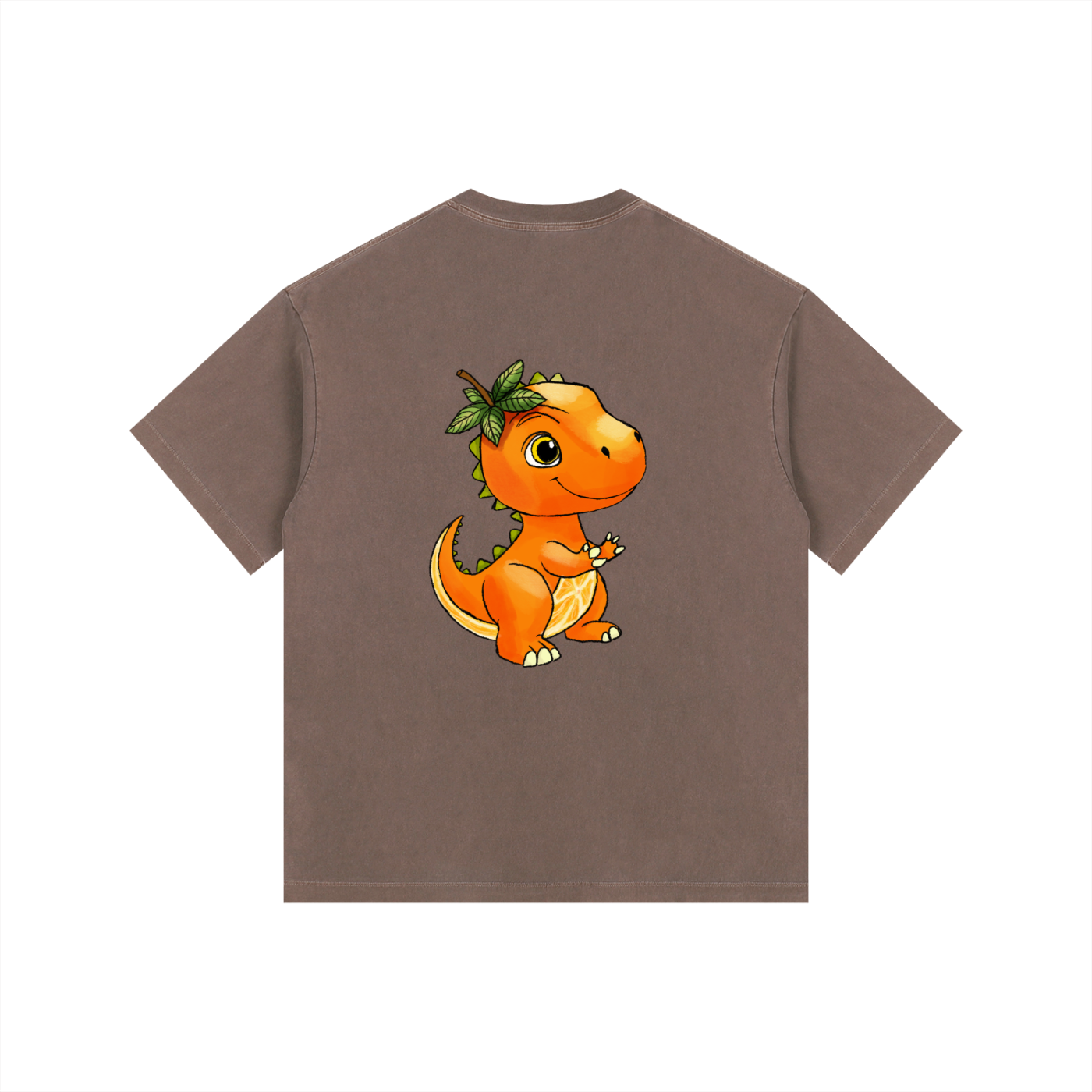 Tyrannosorange Oversized Cotton T-Shirt