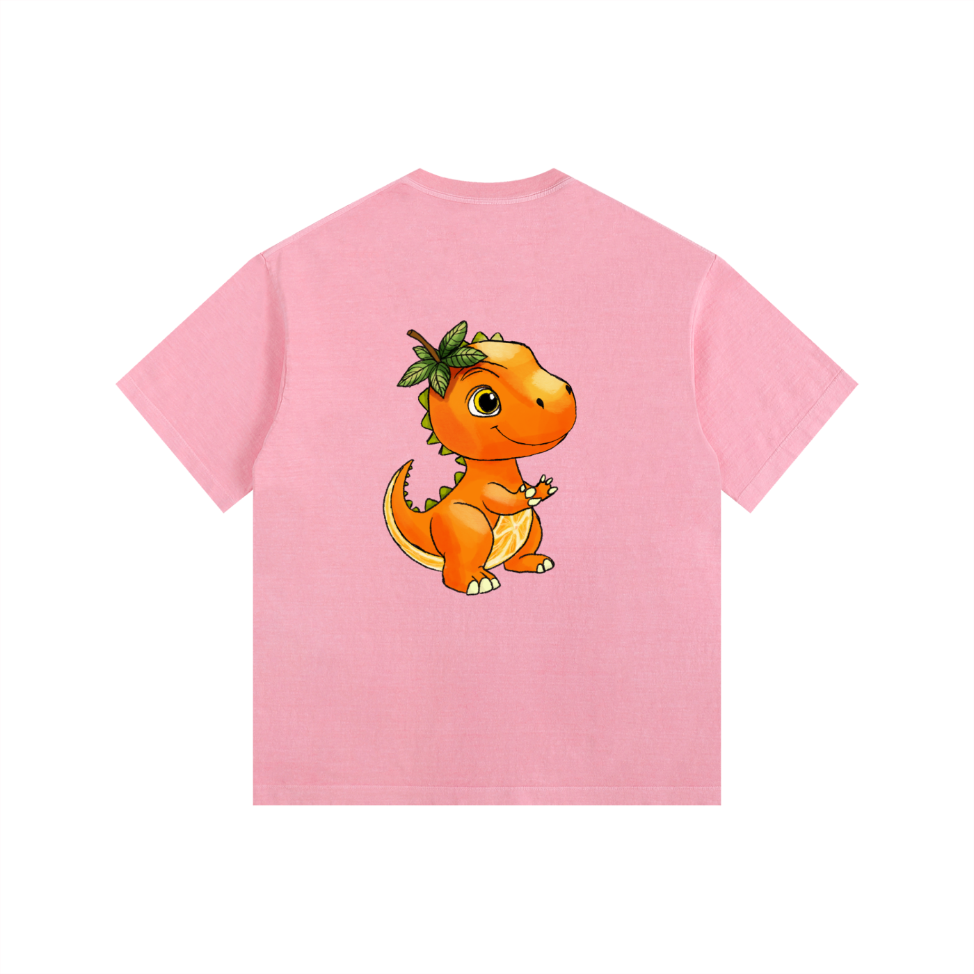 Tyrannosorange Oversized Cotton T-Shirt