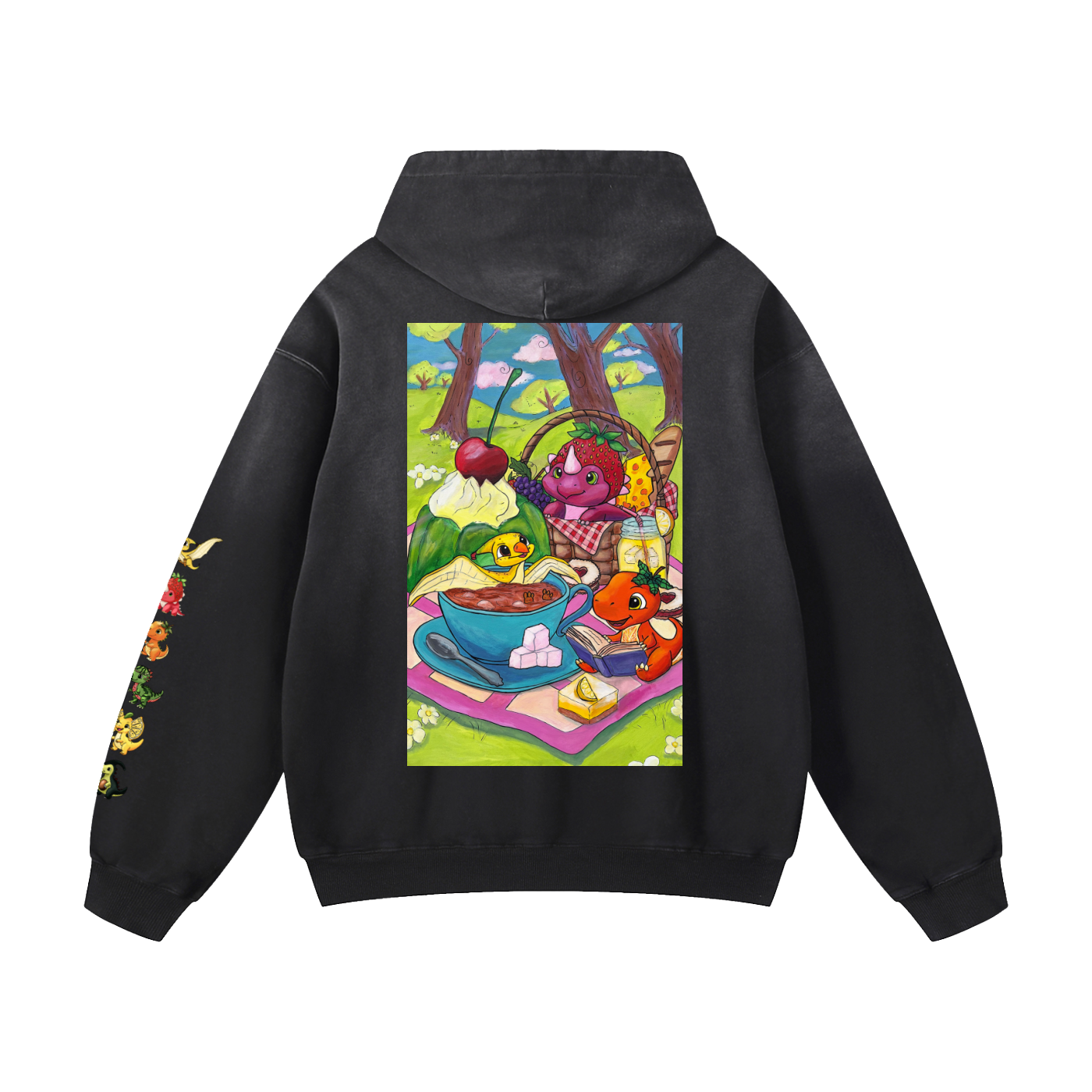Picnic in the Park Heavyweight Sunfade Oversized Hoodie