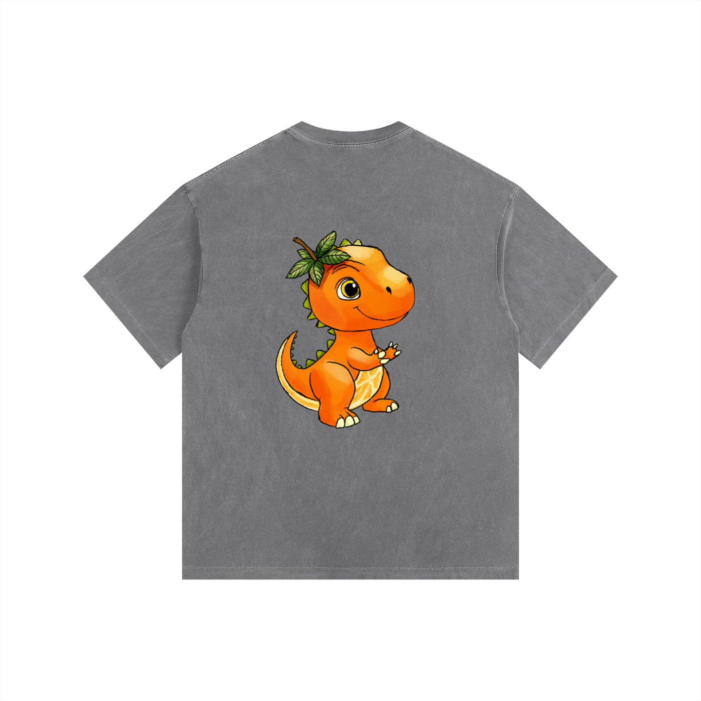 Tyrannosorange Oversized Cotton T-Shirt