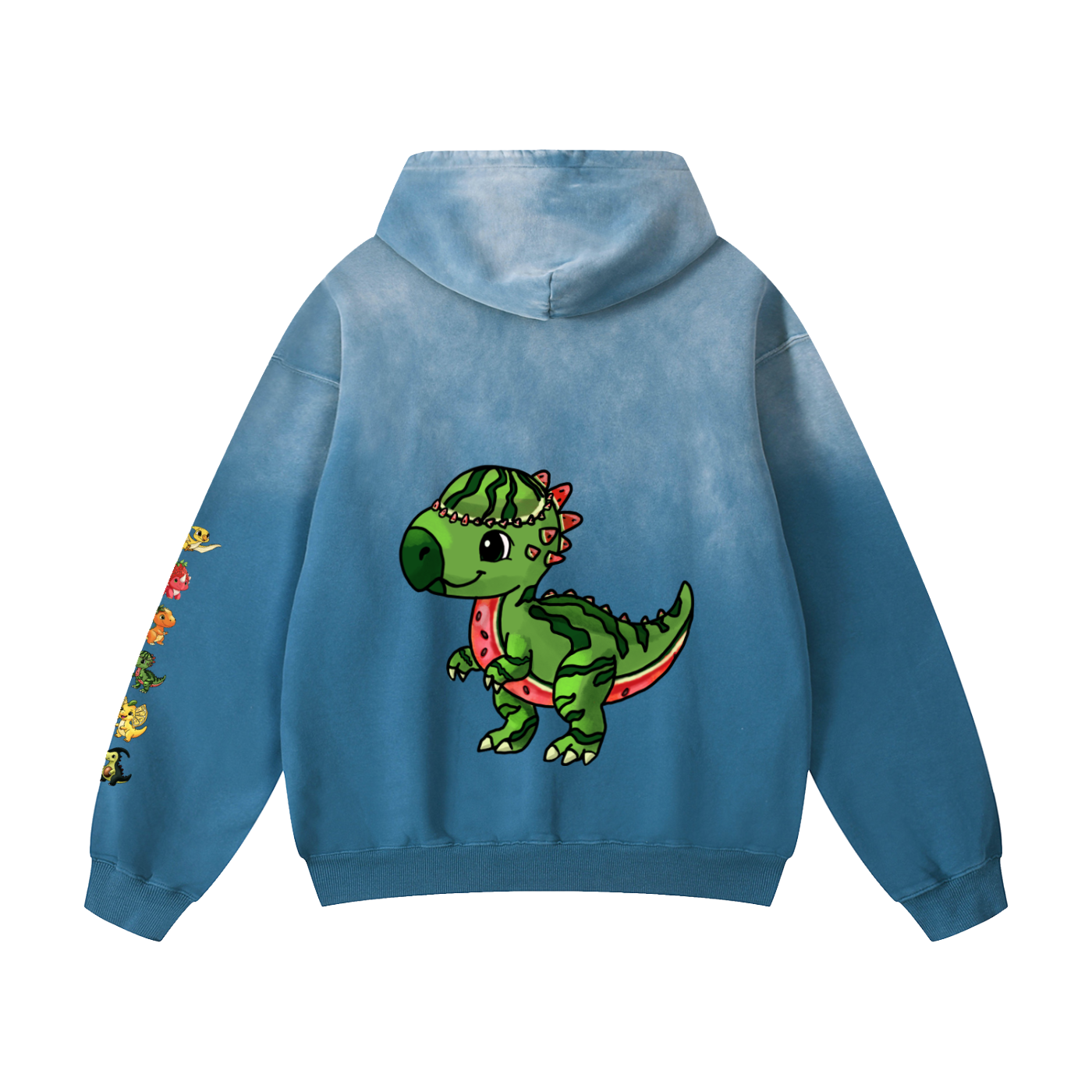 Melonsaurus Heavyweight Sunfade Oversized Hoodie