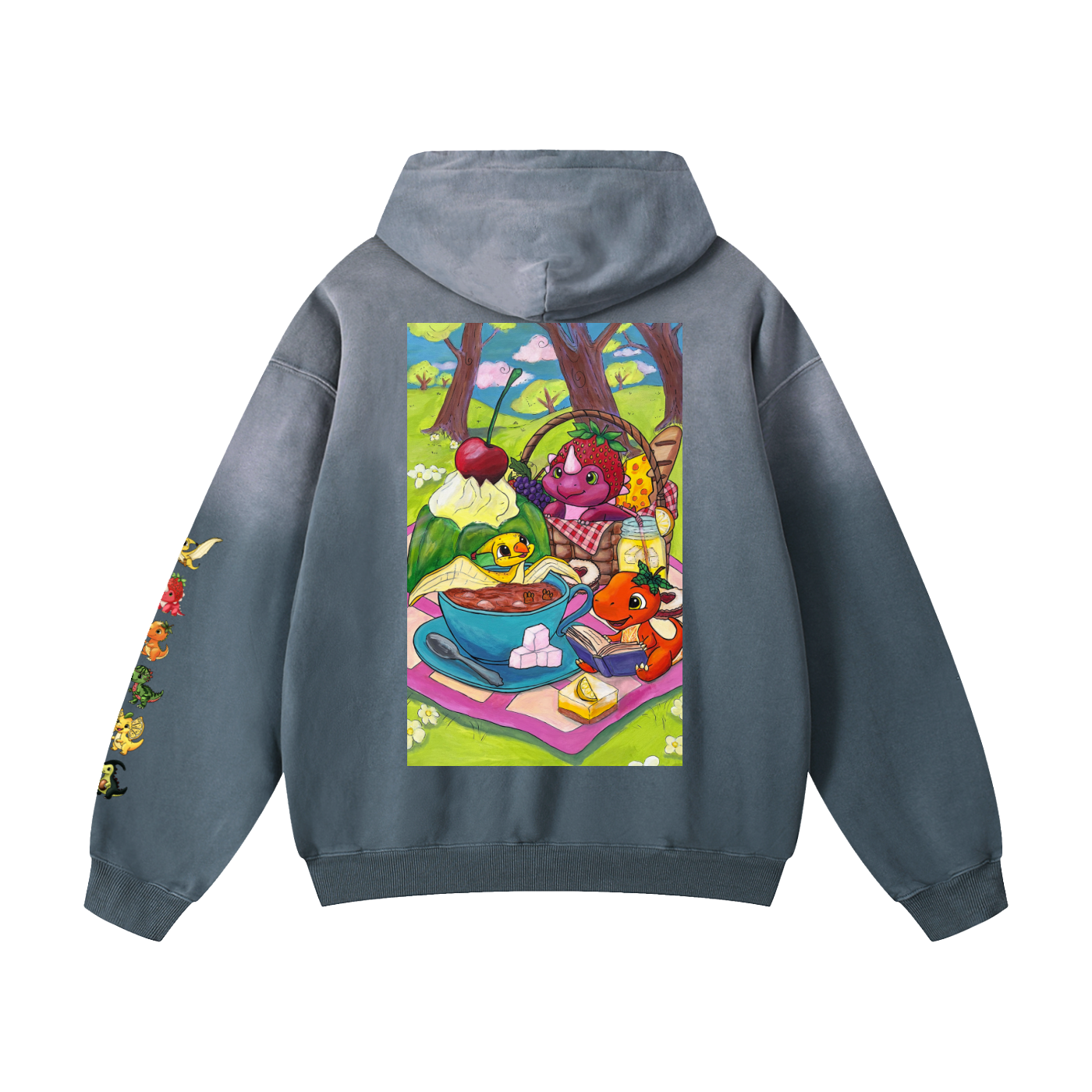 Picnic in the Park Heavyweight Sunfade Oversized Hoodie