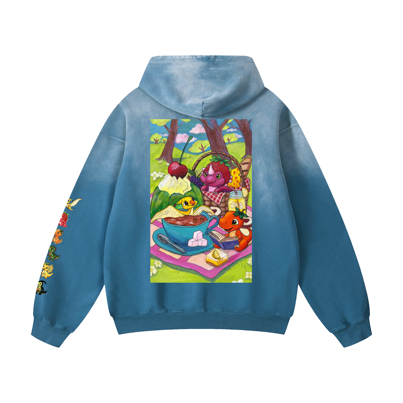 Picnic in the Park Heavyweight Sunfade Oversized Hoodie