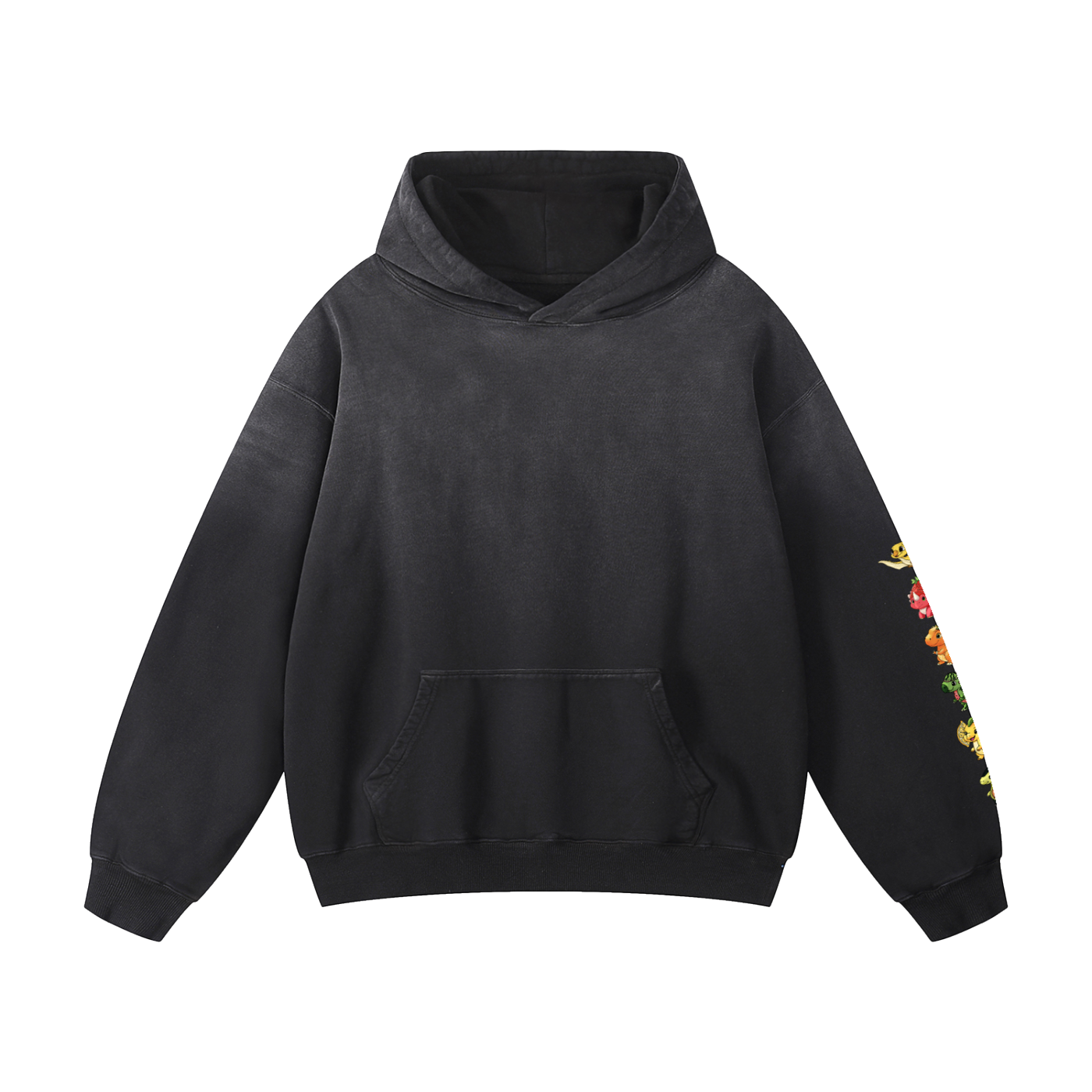 Avocadosaur Heavyweight Sunfade Oversized Hoodie