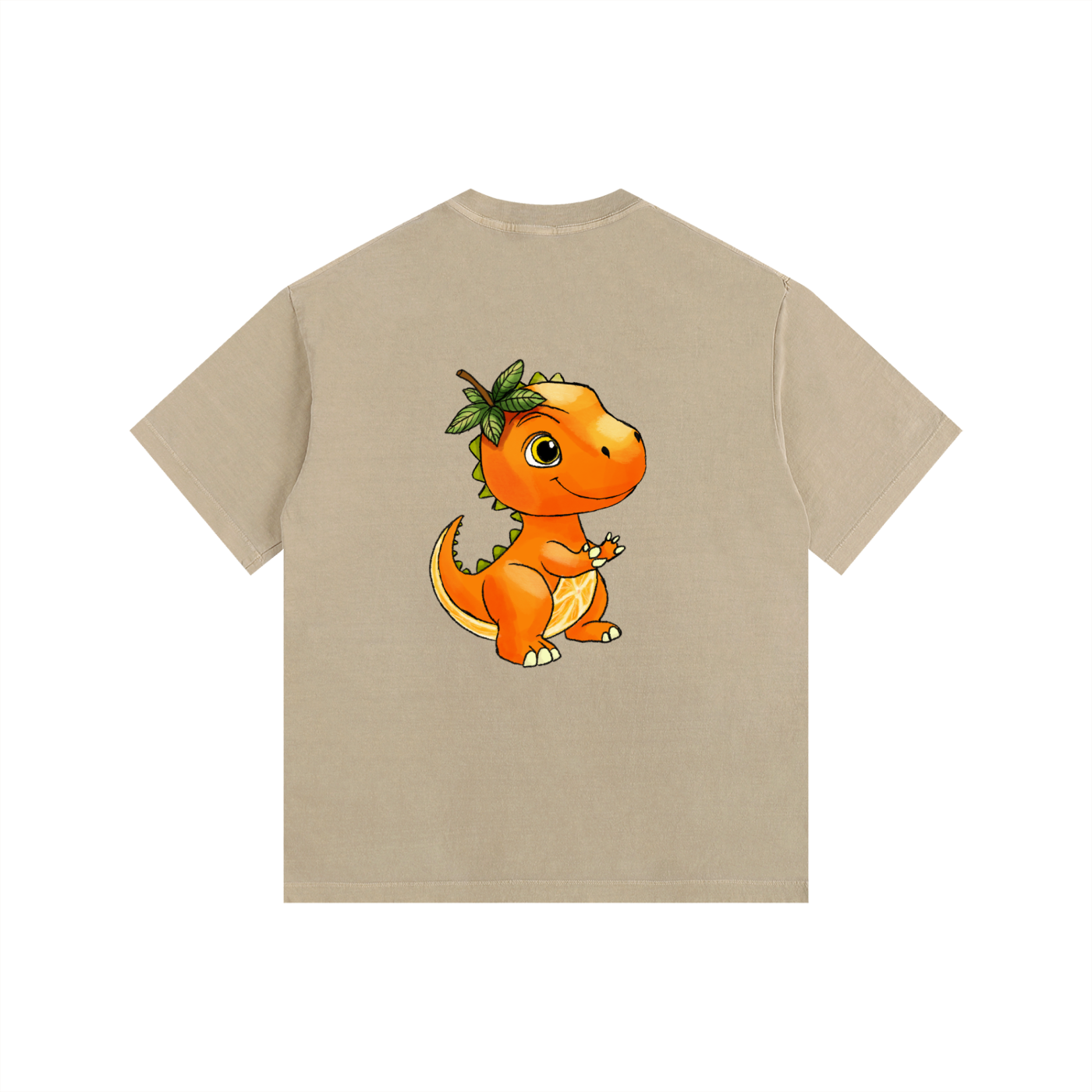 Tyrannosorange Oversized Cotton T-Shirt