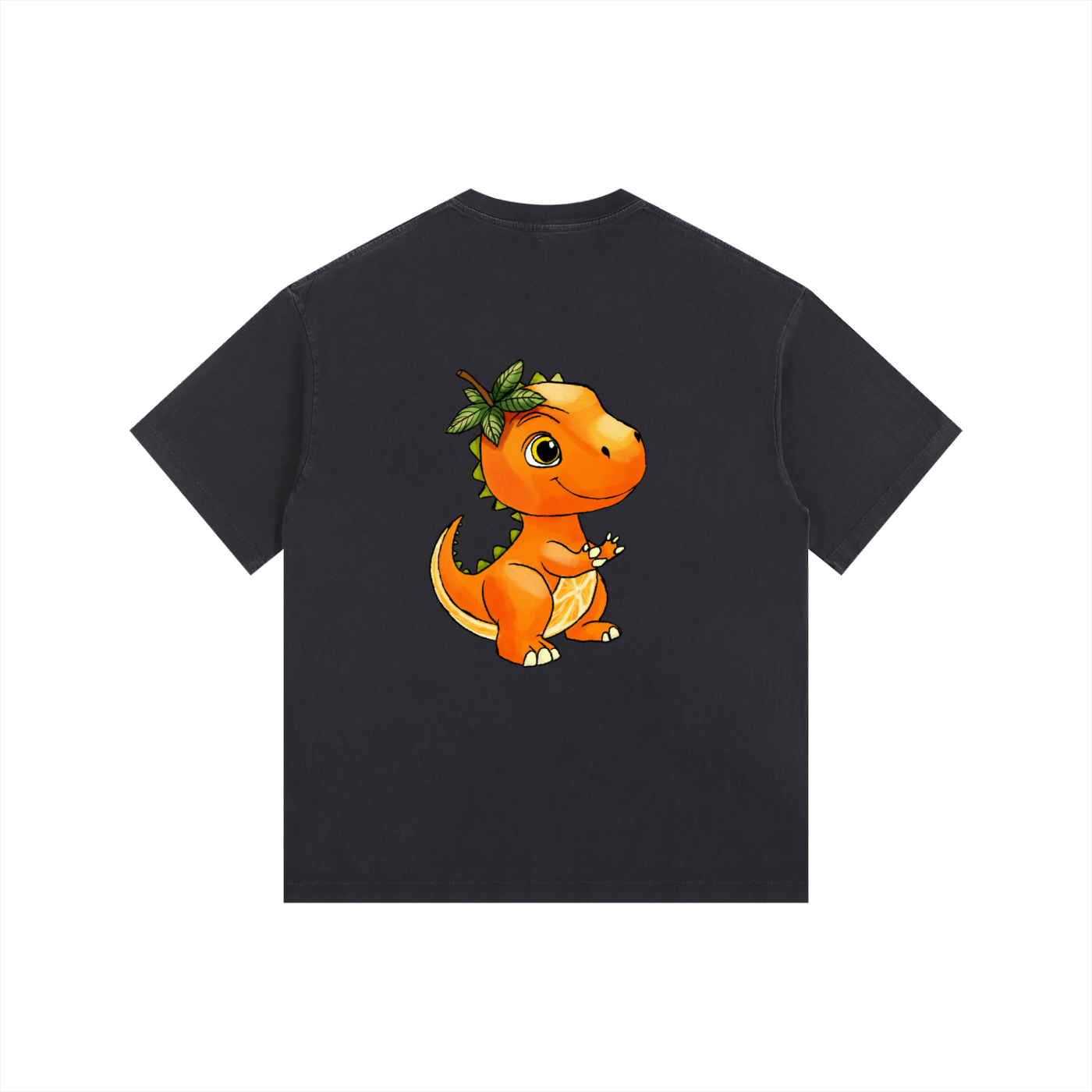 Tyrannosorange Oversized Cotton T-Shirt
